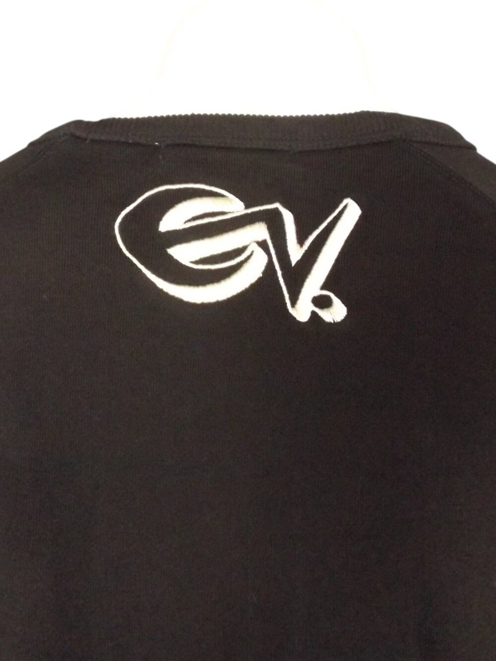 EDDIE VEDDER Sweatshirt, L, Black, Cloth lettering "Vedder", EV, 2 sides, Cotton - Picture 6 of 11